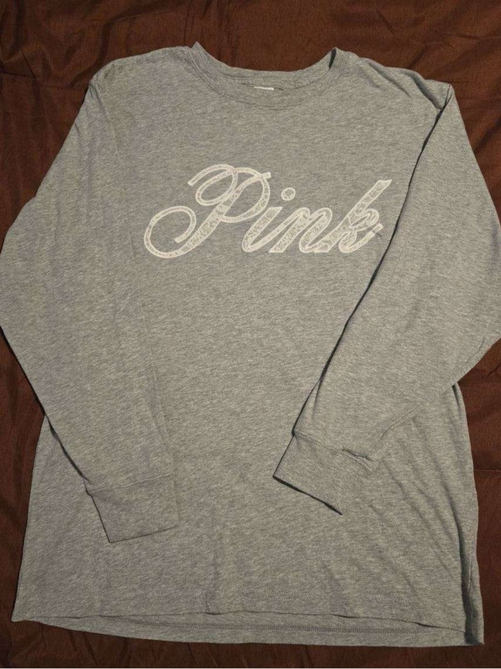 PINK Victoria's Secret Campus Cotton Long Sleeve & yoga pants - Picture 2 of 8